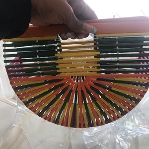 Bamboo multicolor purse